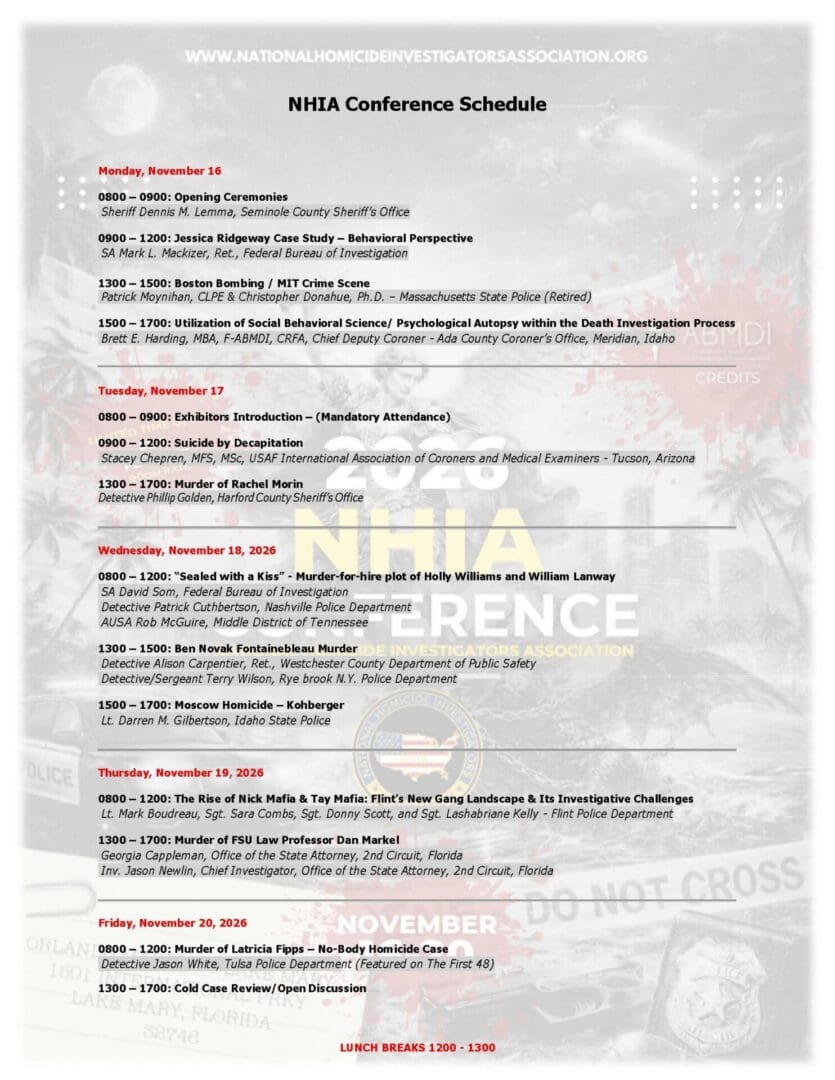 2026 NHIA Conference Schedule NEW TL